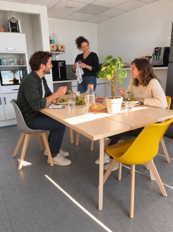 Déjeuner dans la cuisine Klian